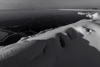 Meri Pori with frozen sea
