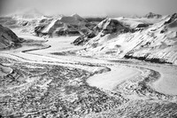 Winding glacier