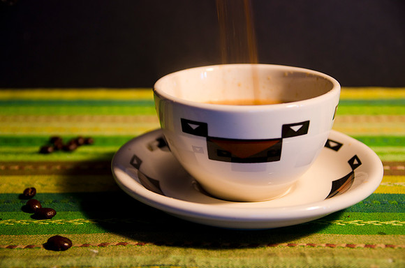 Coffee and beans