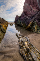 Metamorphic sedimentary rock formations